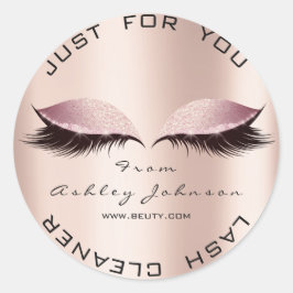 Adesivo Redondo Lash Cleaner Dourado SPA SPA