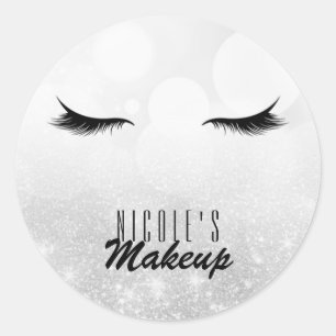Adesivo Redondo Lashes Eyelashes Extensões Silver Beauty Personali