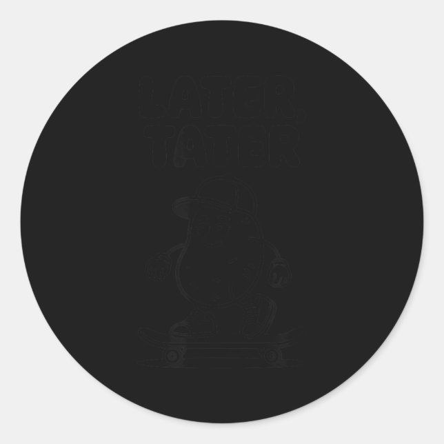 Adesivo Redondo Later Tater  (Frente)