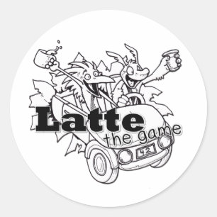 Adesivo Redondo Latte