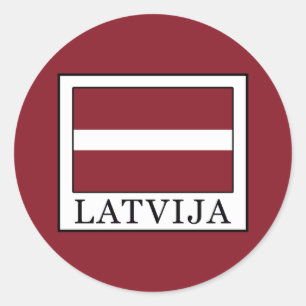 Adesivo Redondo Latvija