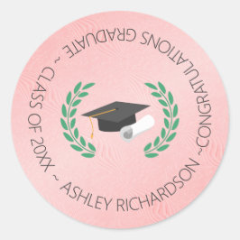 Adesivo Redondo Laurel E Boné