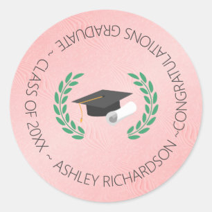 Adesivo Redondo Laurel E Boné