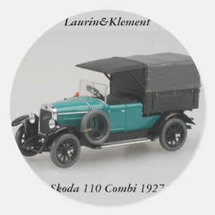 Adesivo Redondo Laurin&Klement Skoda 110 Combi 1927 Sticker