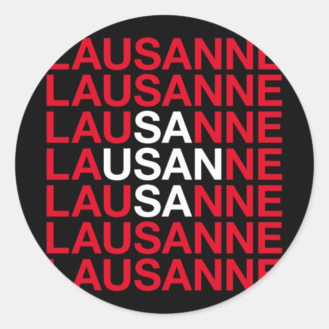 ADESIVO REDONDO LAUSANNE (Frente)