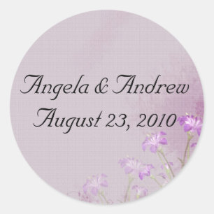 Adesivo Redondo Lavanda