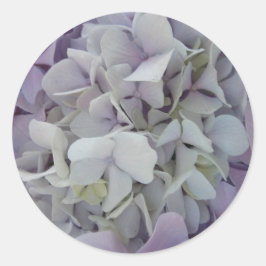 Adesivo Redondo Lavanda/Adesivo branco de Hydrangea