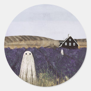 Adesivo Redondo Lavanda Fantasma