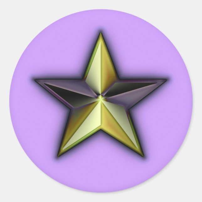 Adesivo Redondo Lavanda Metallica Astra (Frente)