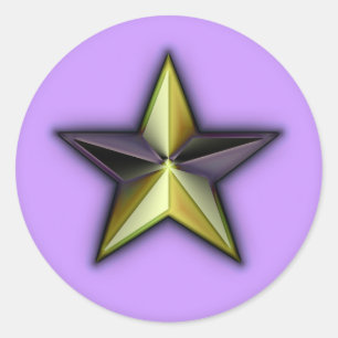 Adesivo Redondo Lavanda Metallica Astra