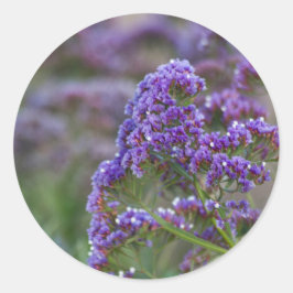 Adesivo Redondo Lavanda pelo oceano