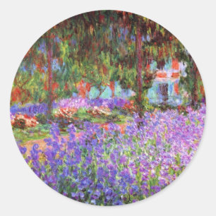 Adesivo Redondo Lavandas, Claude Monet Stickers