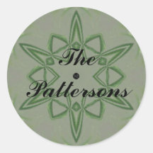 LavishlyOn Customizable Green Celtic Knot Star