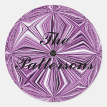 LavishlyOn Customizable Purple Ornament Seal