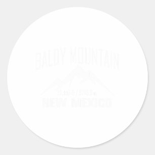 Adesivo Redondo Ldy Montanha Novo México Climbing Summit Clube Ao