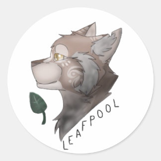 Adesivo Redondo Leafpool Warrior Cats Sticker