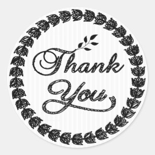 Adesivo Redondo Leafs Wreath