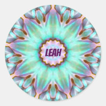 LEAH ~ Personalizado Paua Shell Sticker ~