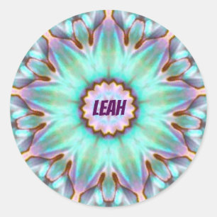 Adesivo Redondo LEAH ~ Personalizado Paua Shell Sticker ~