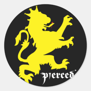 Adesivo Redondo Leão de Judah