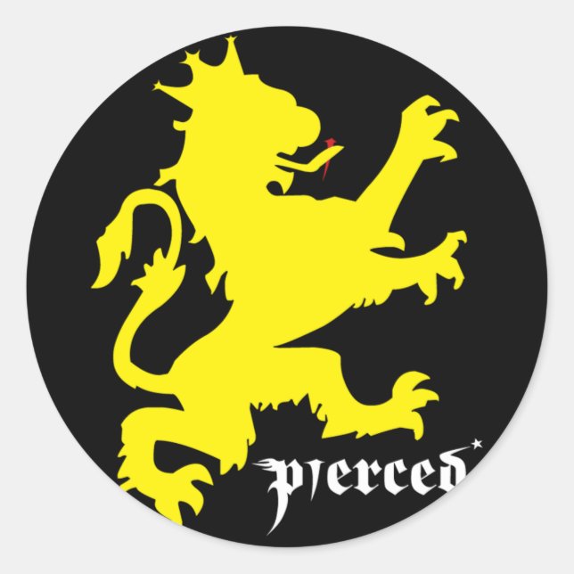 Adesivo Redondo Leão de Judah (Frente)