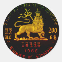 Leão Etíope de Judah Sticker