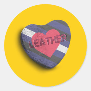 ADESIVO REDONDO LEATHER PRIDE CANDDY