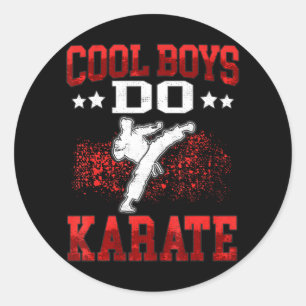 Adesivo Redondo Legal do Karate Karateka Artes Marciais Asiáticas