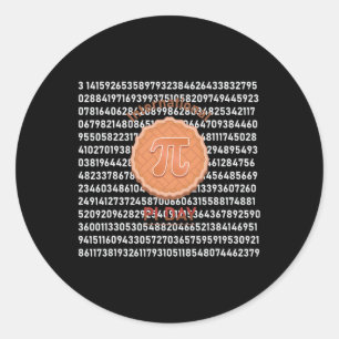 Adesivo Redondo Legal Funny Internacional Pi Day Pie Feliz Dia Pi