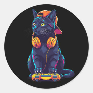 Adesivo Redondo Legal Gamer Halloween Spooky Design