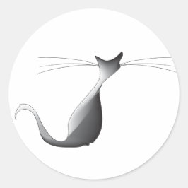 Adesivo Redondo Legal Le Chat Classic Round Sticker, brilhante