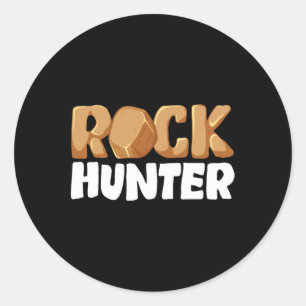 Adesivo Redondo Legal Rock Hunter Art Para Homens Mulheres Montand