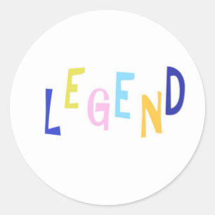 Adesivo Redondo legenda de arte