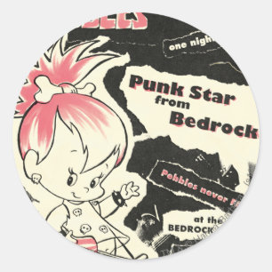 Adesivo Redondo Legenda do punk rock de PEBBLES™
