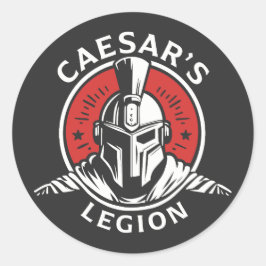 Adesivo Redondo Legião de César New Vegas Fallout