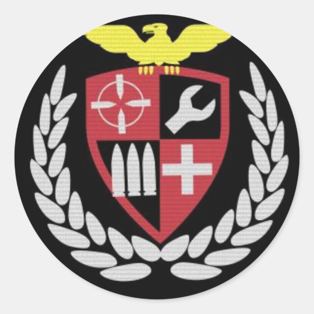 Adesivo Redondo Legionário equipe da airsoft (Frente)