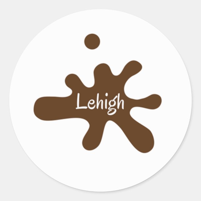 Adesivo Redondo Lehigh University Sticker (Frente)