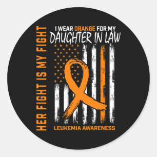 Adesivo Redondo Lei Leucemia Cancer Sensibilização Bandeira Americ