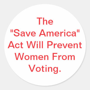Adesivo Redondo Lei Save America é Perigosa Hankamer Artjunkhaus