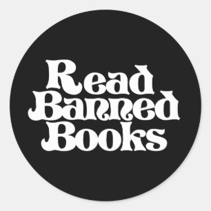 Adesivo Redondo Leia Livros Proibidos