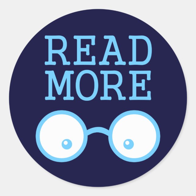 Adesivo Redondo Leia mais (Frente)