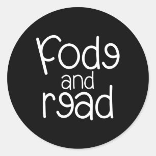 Adesivo Redondo Leia-Se Dislexia Warrior Disléxico Awaren