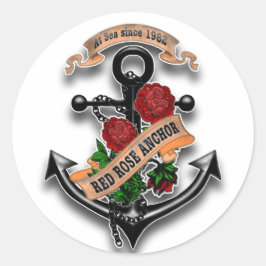 Adesivo Redondo Leitão retro