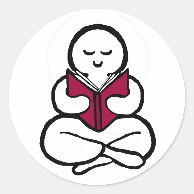 Adesivo Redondo Leitura (Frente)