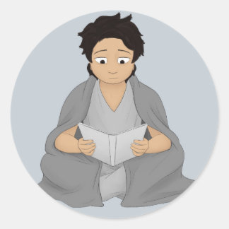 Adesivo Redondo Leitura: A Única Fuga