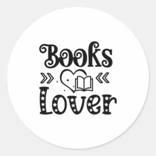 Adesivo Redondo Leitura de Livros de Arte