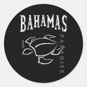 Adesivo Redondo Lembrança das Bahamas