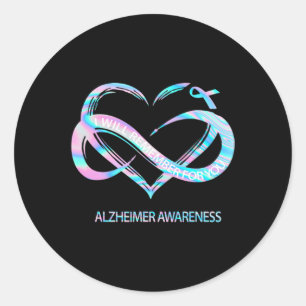 Adesivo Redondo Lembrar-Se-Á De Você, Alzheimerheimer, Sensibiliza