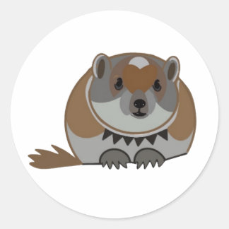 Adesivo Redondo Lemming Lemming Lemming Lemming