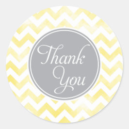 Adesivo Redondo Lemon Chevron Obrigado Pinheiros, redondos